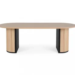 Bianca bord 200x90 cm whitewash ek