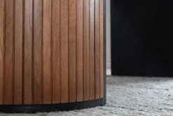 Bianca ovalt matbord 200x90 cm - Valnöt