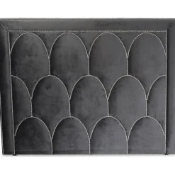 Bianca sänggavel 120 cm - Antracit (Sammet)