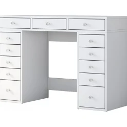 Bijou sminkbord 6 - 120 x 44,5 cm - Vit