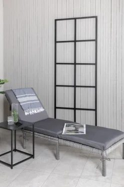 Bilbao solsäng - Grå + Rengöringsmedel för utemöbler