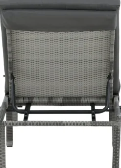 Bilbao solsäng - Grå + Textilskydd för utemöbler