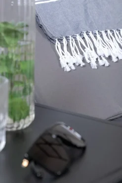 Bilbao solsäng - Grå + Textilskydd för utemöbler