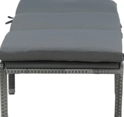 Bilbao solsäng - Grå + Textilskydd för utemöbler