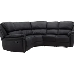 Biosoffa recliner i svart PU