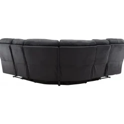 Biosoffa recliner i svart PU