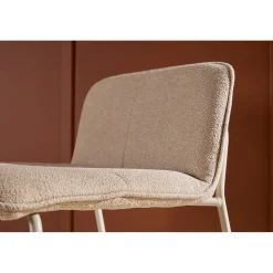 Bisbee barstol - Beige bouclé