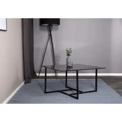 Bivo soffbord 80 x 80 cm - Glas