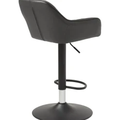 Blocks barstol i grått PU sitthöjd 75-89 cm