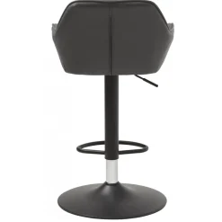 Blocks barstol i grått PU sitthöjd 75-89 cm