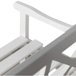 Bohus trädgårdsbänk 3-sits - Vit + Textilrengöring för möbler