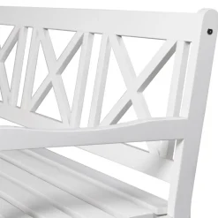 Bohus trädgårdsbänk 3-sits - Vit + Fläckborttagare för möbler