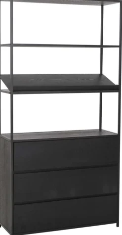 Bokhylla med lådor 100 cm bred