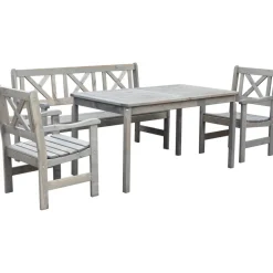 Bollnäs utegrupp - Klassisk grå + Textilrengöring för möbler