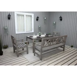 Bollnäs utegrupp - Klassisk grå + Textilrengöring för möbler