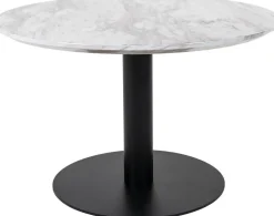 Bolzano Soffbord 70 x 70 cm - Marmorimitation/svart