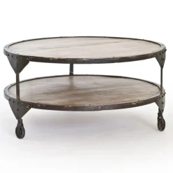 Bombay runt soffbord Ø90 cm - Vintage + Möbeltassar