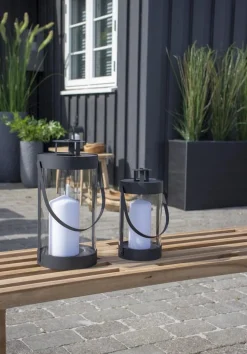 Bondi lykta - Svart - 2 st