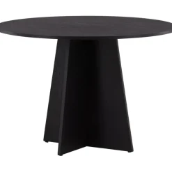 Bootcut matbord Ø110 cm - Svart