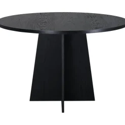 Bootcut matbord Ø110 cm - Svart