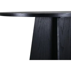 Bootcut matbord Ø110 cm - Svart