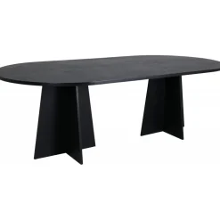 Bootcut matbord 230 x 115 cm - Svart