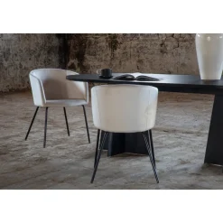 Bootcut matbord 230 x 115 cm - Svart