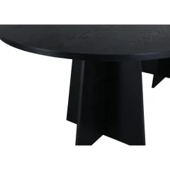 Bootcut matbord 230 x 115 cm - Svart