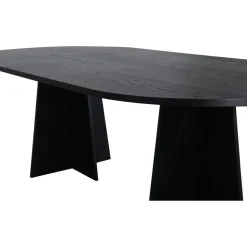 Bootcut matbord 230 x 115 cm - Svart