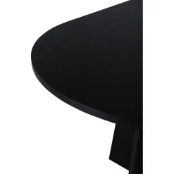 Bootcut matbord 230 x 115 cm - Svart