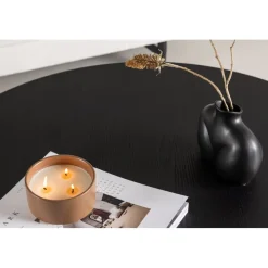 Bootcut soffbord Ø100 cm - Svart