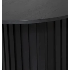 Bord ovalt 240x95 cm svartbetsad ek