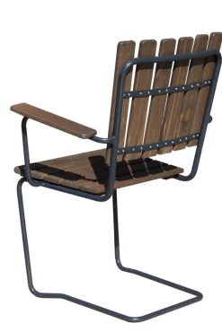 Bord till Matgrupp Vaxholm i fjäderstål (Europa producerad) - Brun + Rengöringsmedel för utemöbler