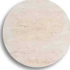 Bordsskiva travertin - Ø85 cm