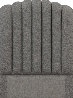 Bornholm sänggavel (Grått tyg) - Valfri bredd