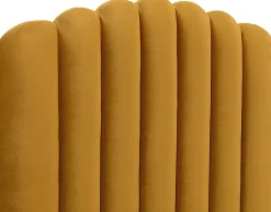 Bornholm sänggavel (Guld sammet) - Valfri bredd