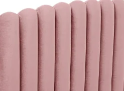 Bornholm sänggavel (Rosa sammet) - Valfri bredd + Fläckborttagare för möbler