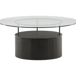 Bovall soffbord Ø90 cm - Svart