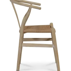 Brandon matstol whitewash med repsits + Möbeltassar