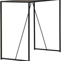 Brea barbord 120 x 60 cm - Svart