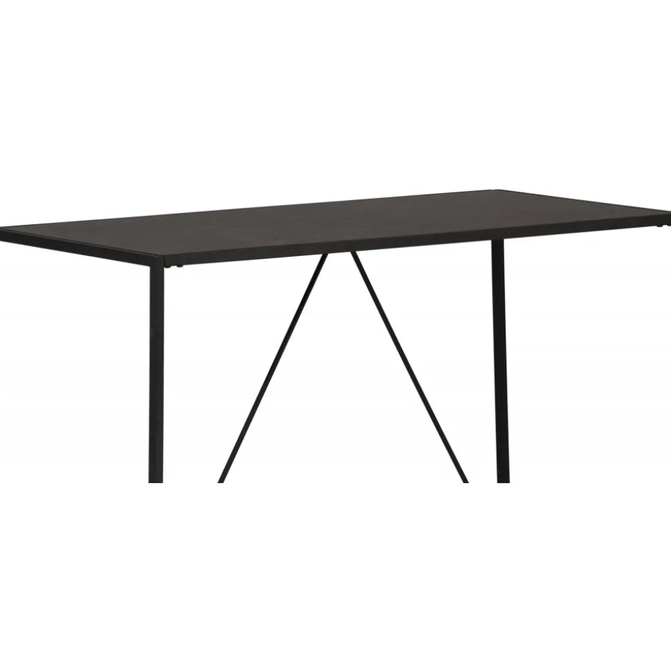 Brea barbord 120 x 60 cm - Svart