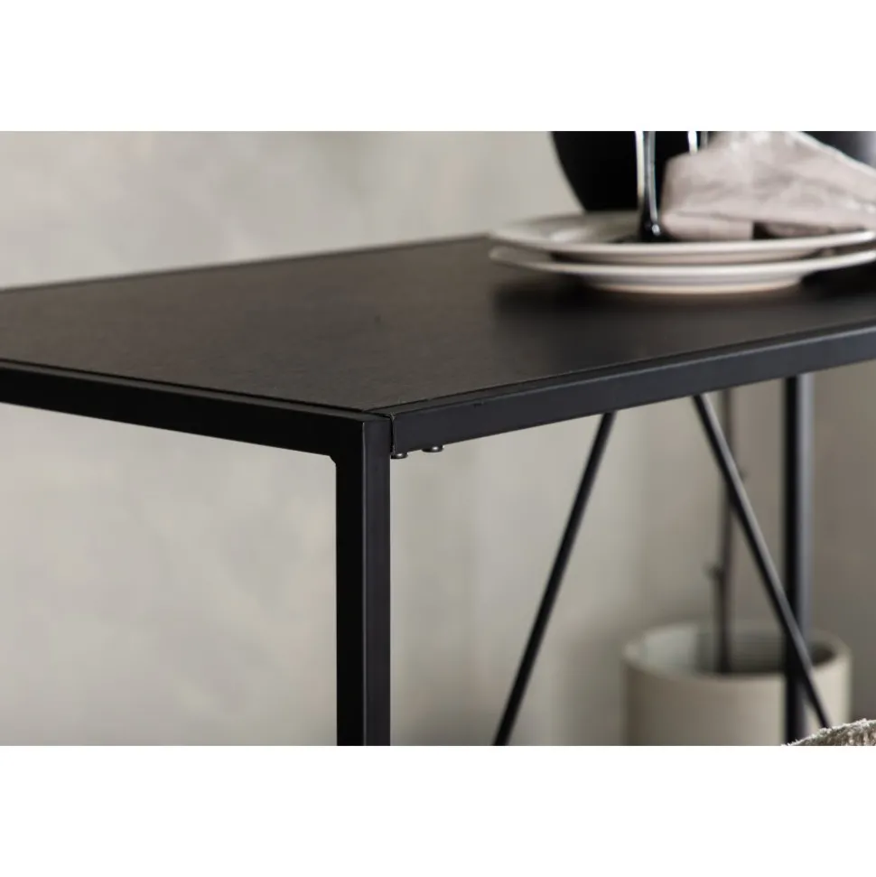 Brea barbord 120 x 60 cm - Svart