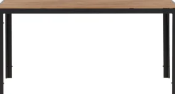 Break matbord 150 x 90 cm - Brun/Svart + Rengöringsmedel för utemöbler