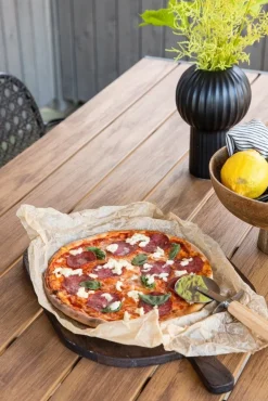 Break matbord 150 x 90 cm - Brun/Svart + Rengöringsmedel för utemöbler