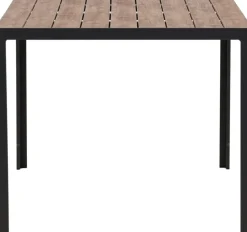 Break matbord 150 x 90 cm - Brun/Svart + Textilskydd för utemöbler