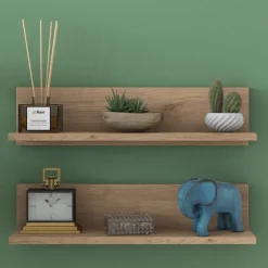 Brian vägghylla Valnöt