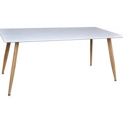 Bridge matbord 180 cm - Vit/ek