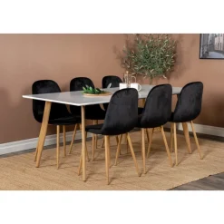 Bridge matbord 180 cm - Vit/ek