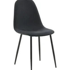 Bridge matstol - Svart tyg