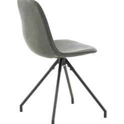 Bridge snurrbar matstol - Svart PU